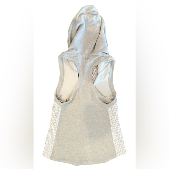 The CALIA Women's Effortless Heather Sleeveless Half Zip Hoodie NWOT Sz Small - Picture 4 of 9